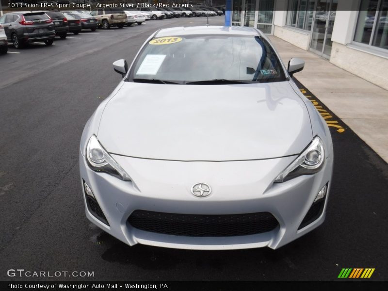 Argento Silver / Black/Red Accents 2013 Scion FR-S Sport Coupe