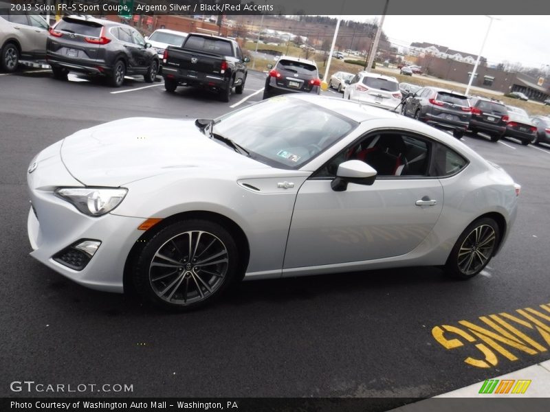 Argento Silver / Black/Red Accents 2013 Scion FR-S Sport Coupe