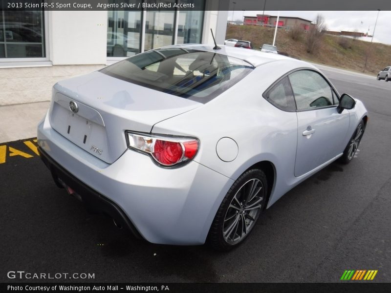 Argento Silver / Black/Red Accents 2013 Scion FR-S Sport Coupe