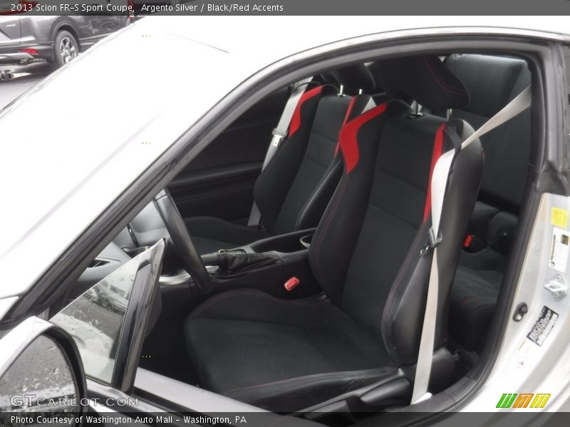 Argento Silver / Black/Red Accents 2013 Scion FR-S Sport Coupe