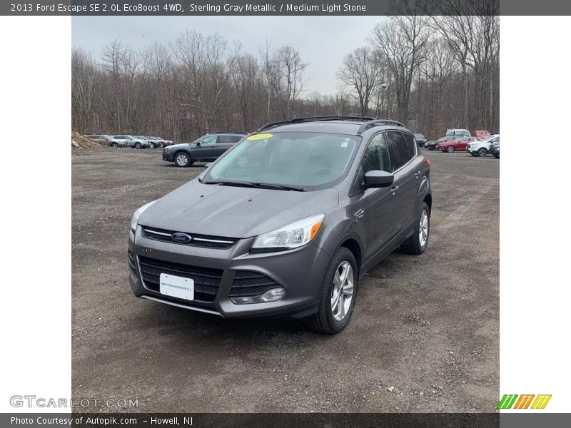 Sterling Gray Metallic / Medium Light Stone 2013 Ford Escape SE 2.0L EcoBoost 4WD