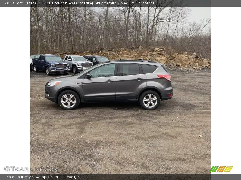 Sterling Gray Metallic / Medium Light Stone 2013 Ford Escape SE 2.0L EcoBoost 4WD