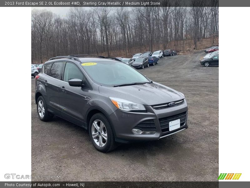 Sterling Gray Metallic / Medium Light Stone 2013 Ford Escape SE 2.0L EcoBoost 4WD