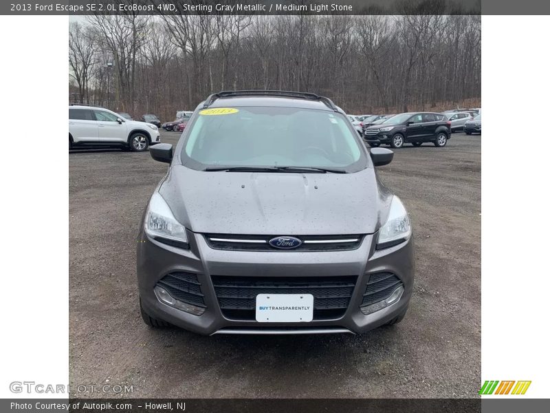 Sterling Gray Metallic / Medium Light Stone 2013 Ford Escape SE 2.0L EcoBoost 4WD