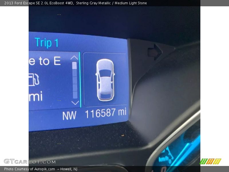 Sterling Gray Metallic / Medium Light Stone 2013 Ford Escape SE 2.0L EcoBoost 4WD