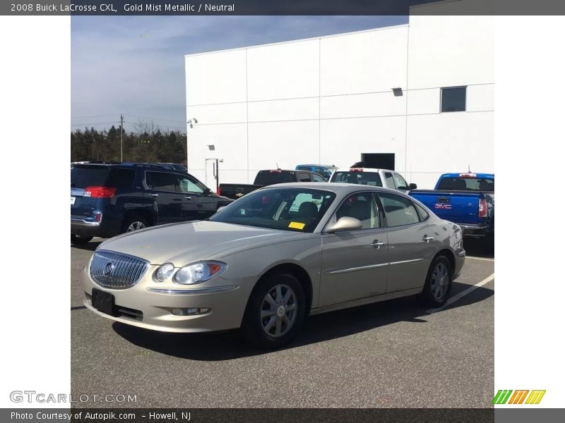 Gold Mist Metallic / Neutral 2008 Buick LaCrosse CXL
