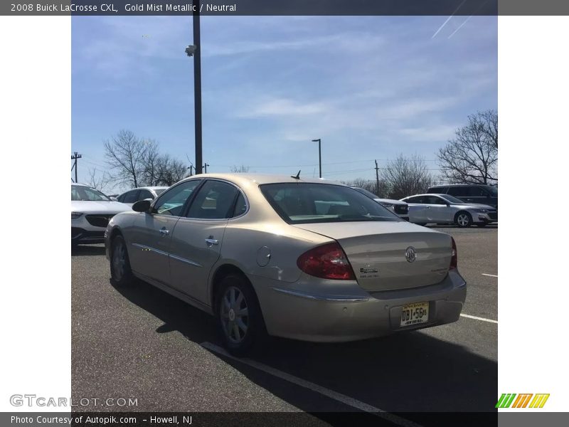 Gold Mist Metallic / Neutral 2008 Buick LaCrosse CXL