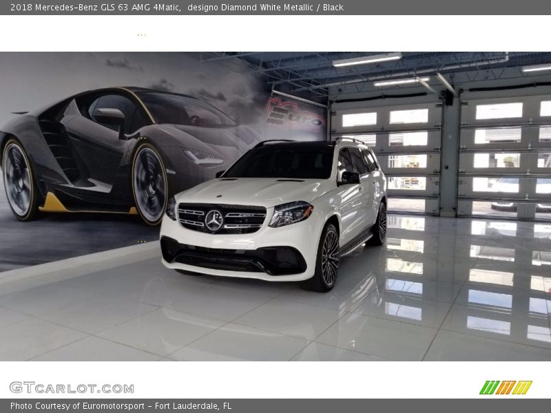 designo Diamond White Metallic / Black 2018 Mercedes-Benz GLS 63 AMG 4Matic
