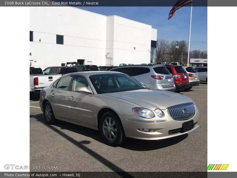 Gold Mist Metallic / Neutral 2008 Buick LaCrosse CXL