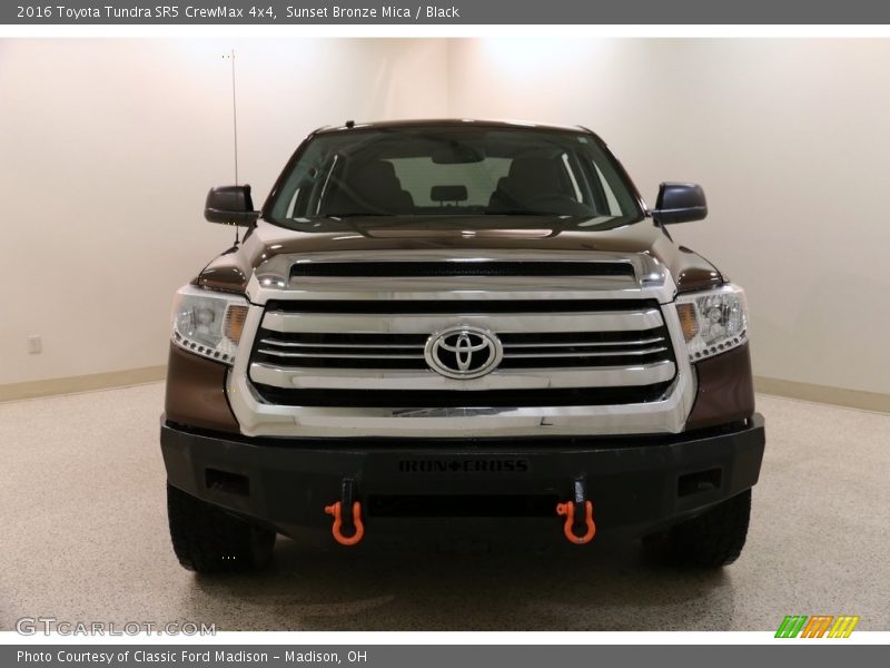 Sunset Bronze Mica / Black 2016 Toyota Tundra SR5 CrewMax 4x4