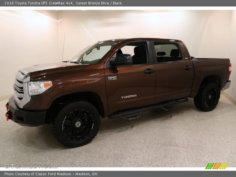 Sunset Bronze Mica / Black 2016 Toyota Tundra SR5 CrewMax 4x4
