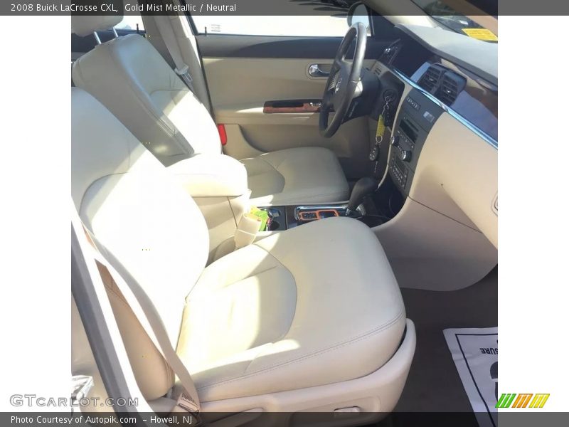 Gold Mist Metallic / Neutral 2008 Buick LaCrosse CXL