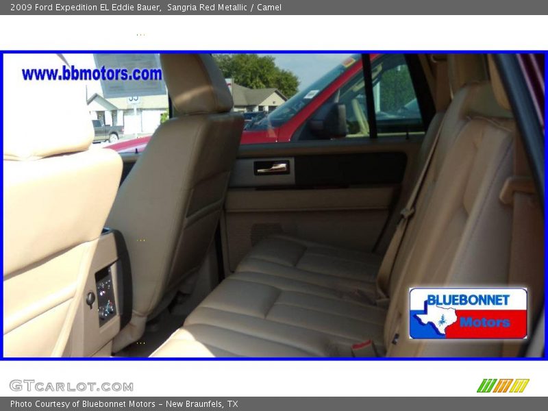 Sangria Red Metallic / Camel 2009 Ford Expedition EL Eddie Bauer