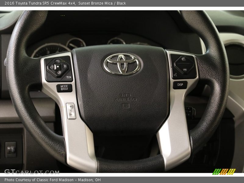 Sunset Bronze Mica / Black 2016 Toyota Tundra SR5 CrewMax 4x4