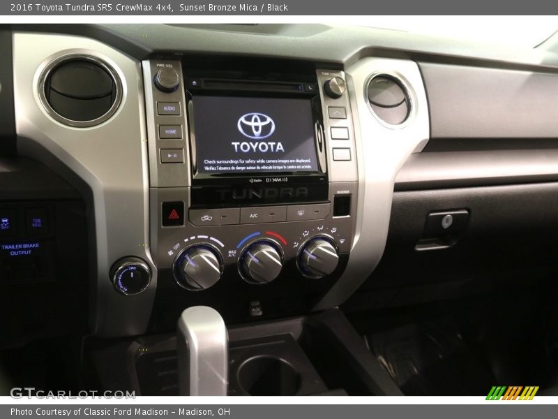 Sunset Bronze Mica / Black 2016 Toyota Tundra SR5 CrewMax 4x4