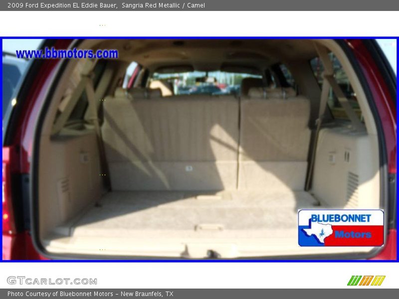 Sangria Red Metallic / Camel 2009 Ford Expedition EL Eddie Bauer