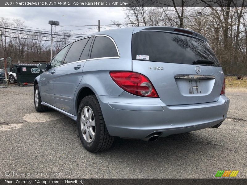 Alpine Rain Metallic / Ash Grey 2007 Mercedes-Benz R 350 4Matic