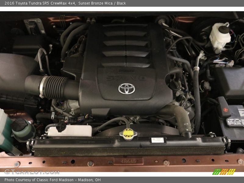 Sunset Bronze Mica / Black 2016 Toyota Tundra SR5 CrewMax 4x4