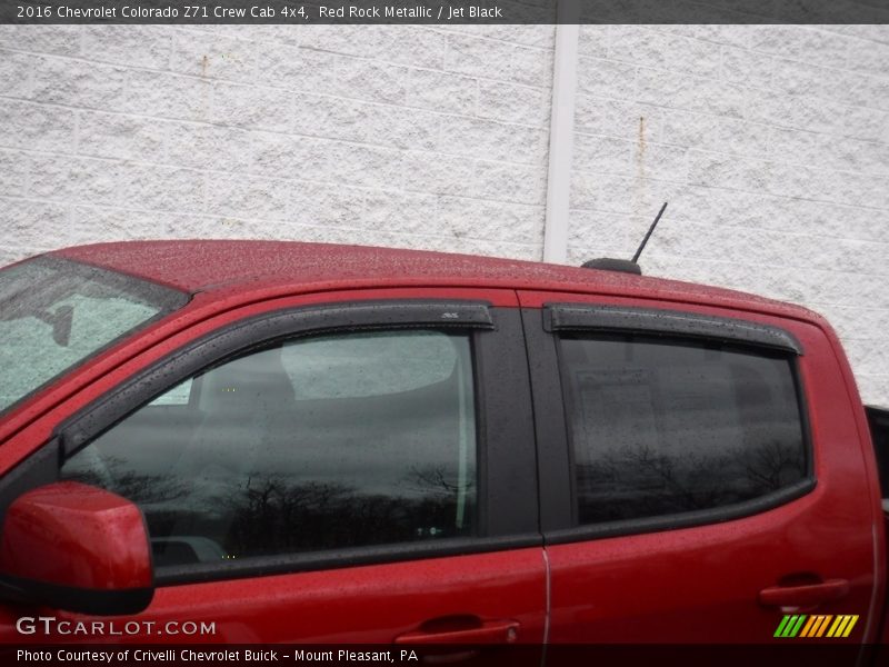 Red Rock Metallic / Jet Black 2016 Chevrolet Colorado Z71 Crew Cab 4x4