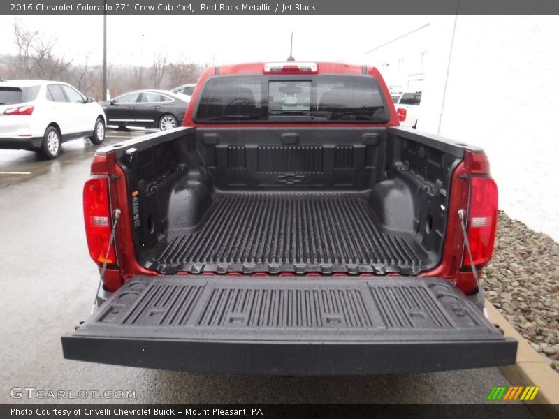 Red Rock Metallic / Jet Black 2016 Chevrolet Colorado Z71 Crew Cab 4x4