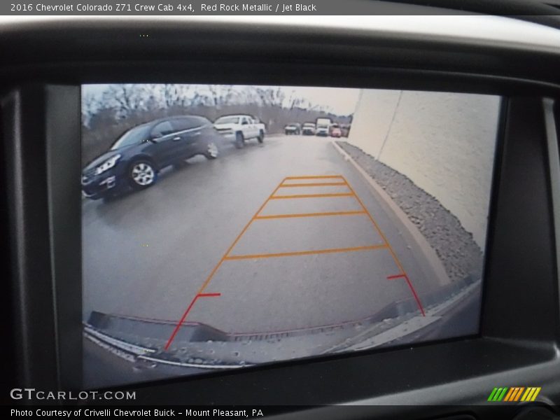 Red Rock Metallic / Jet Black 2016 Chevrolet Colorado Z71 Crew Cab 4x4