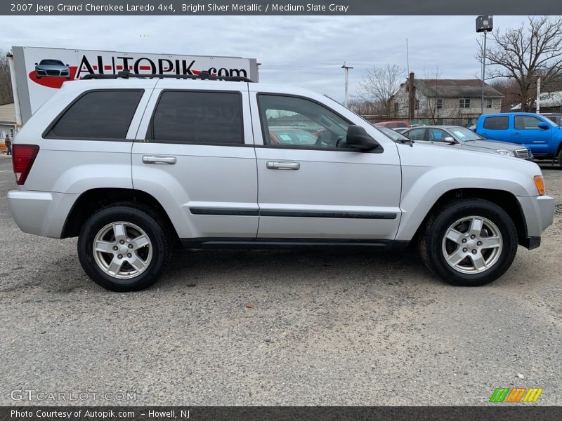 Bright Silver Metallic / Medium Slate Gray 2007 Jeep Grand Cherokee Laredo 4x4