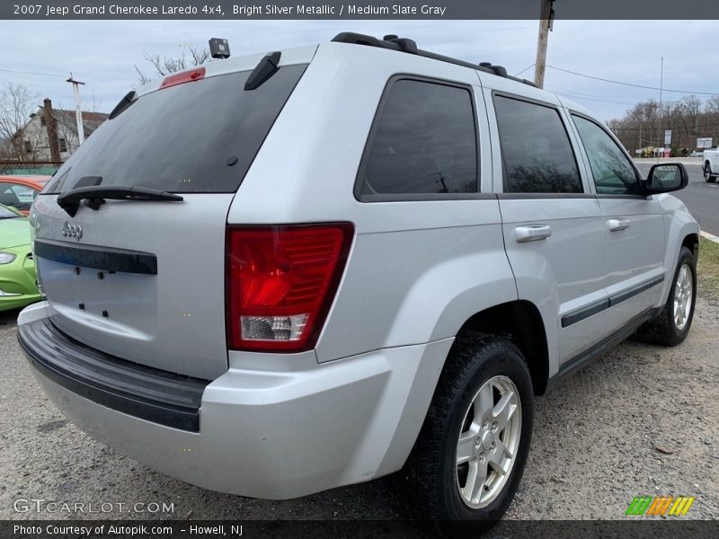 Bright Silver Metallic / Medium Slate Gray 2007 Jeep Grand Cherokee Laredo 4x4
