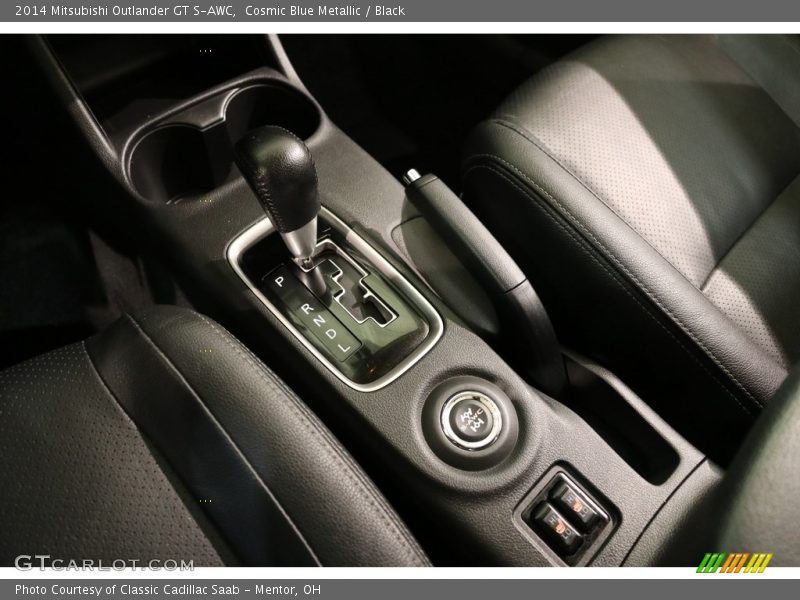 Cosmic Blue Metallic / Black 2014 Mitsubishi Outlander GT S-AWC