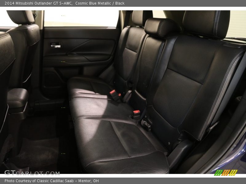 Cosmic Blue Metallic / Black 2014 Mitsubishi Outlander GT S-AWC