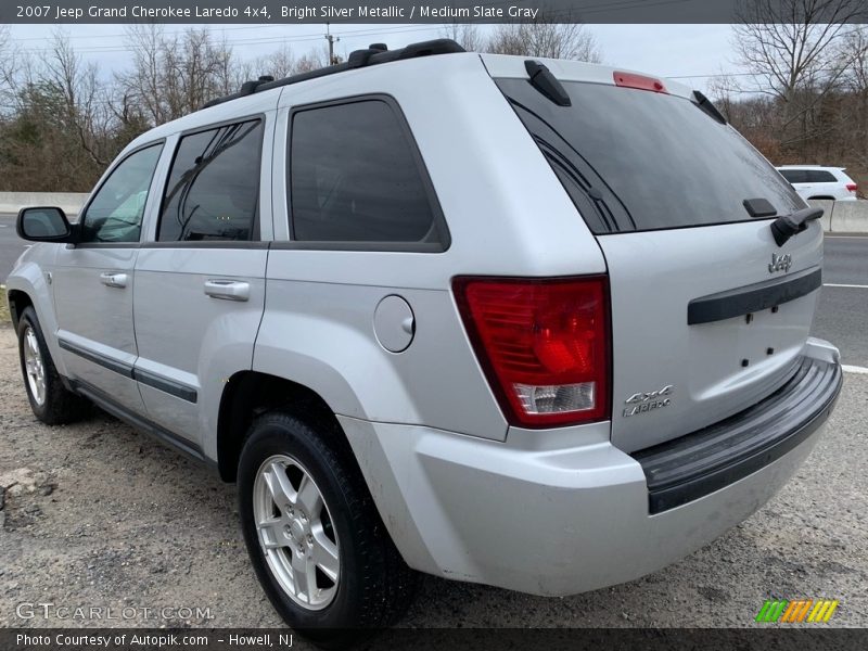 Bright Silver Metallic / Medium Slate Gray 2007 Jeep Grand Cherokee Laredo 4x4