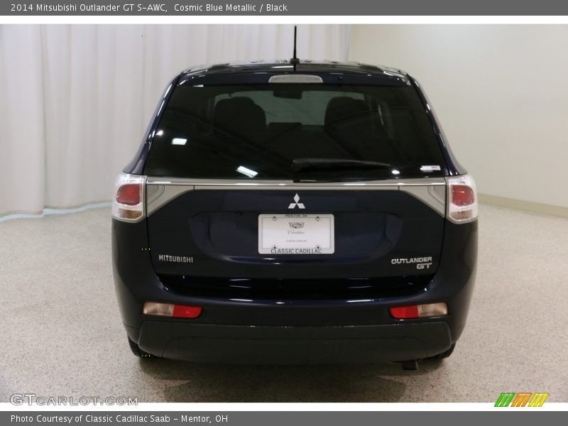 Cosmic Blue Metallic / Black 2014 Mitsubishi Outlander GT S-AWC