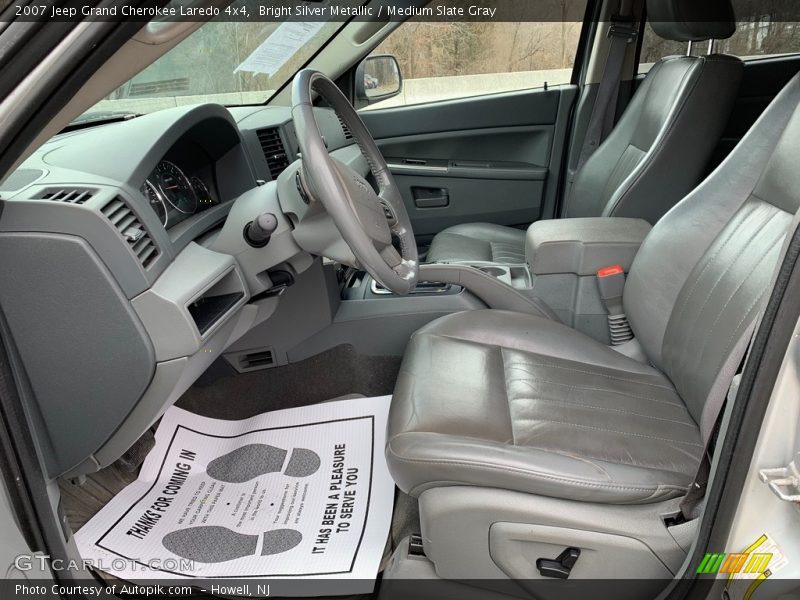 Bright Silver Metallic / Medium Slate Gray 2007 Jeep Grand Cherokee Laredo 4x4