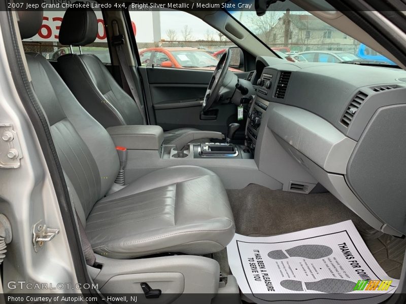 Bright Silver Metallic / Medium Slate Gray 2007 Jeep Grand Cherokee Laredo 4x4