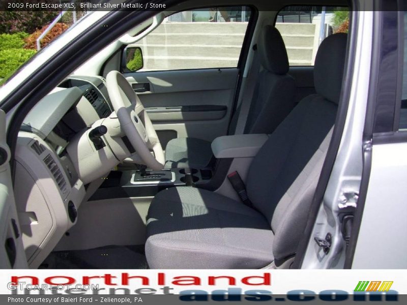 Brilliant Silver Metallic / Stone 2009 Ford Escape XLS