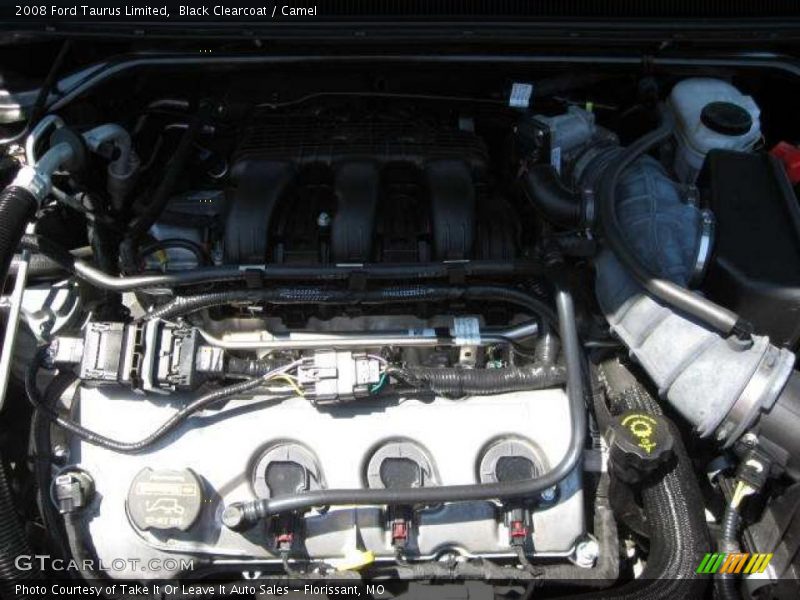 Black Clearcoat / Camel 2008 Ford Taurus Limited