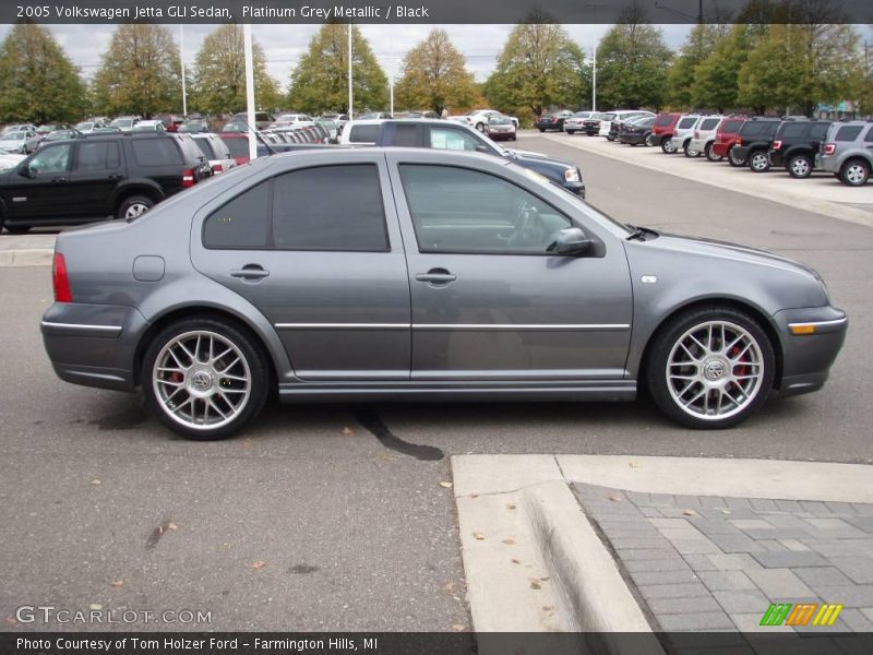 Platinum Grey Metallic / Black 2005 Volkswagen Jetta GLI Sedan