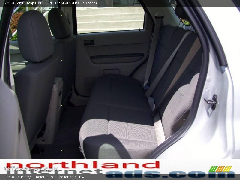 Brilliant Silver Metallic / Stone 2009 Ford Escape XLS