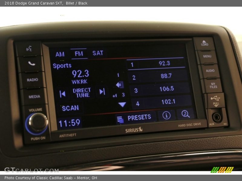 Billet / Black 2018 Dodge Grand Caravan SXT