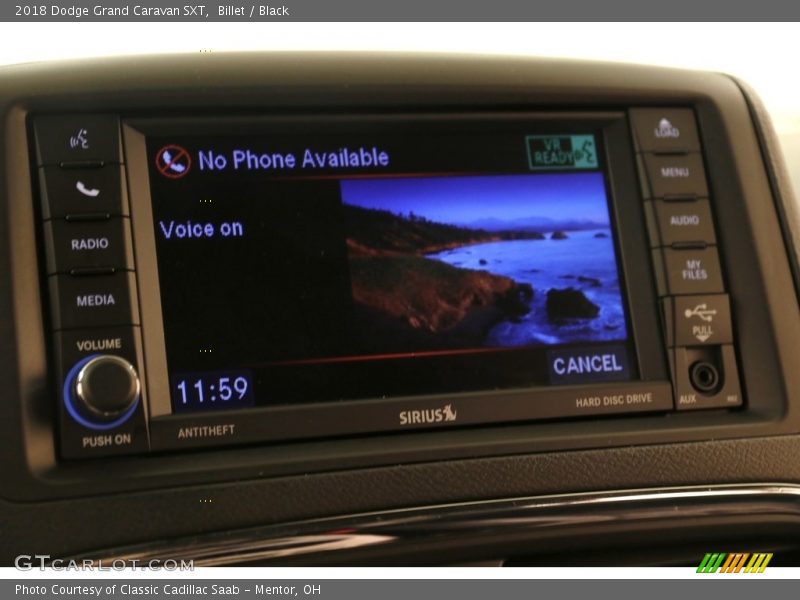 Billet / Black 2018 Dodge Grand Caravan SXT