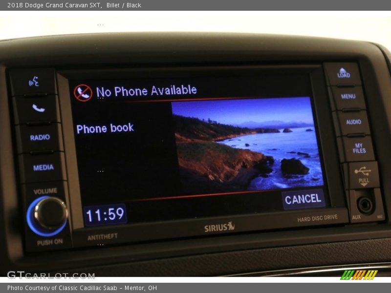 Billet / Black 2018 Dodge Grand Caravan SXT