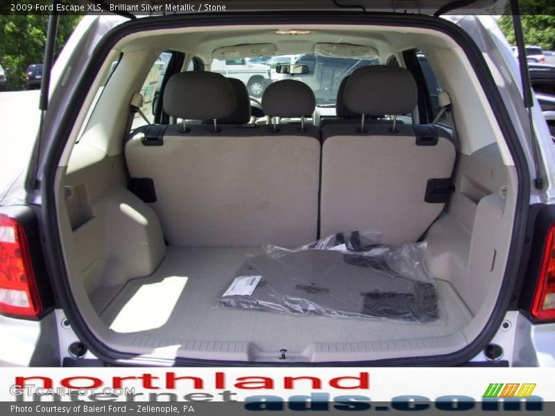 Brilliant Silver Metallic / Stone 2009 Ford Escape XLS