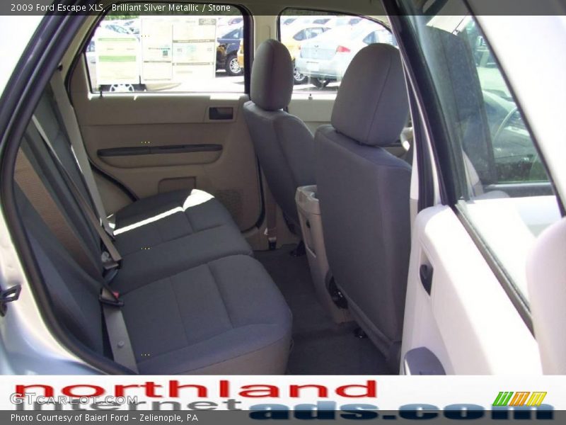 Brilliant Silver Metallic / Stone 2009 Ford Escape XLS