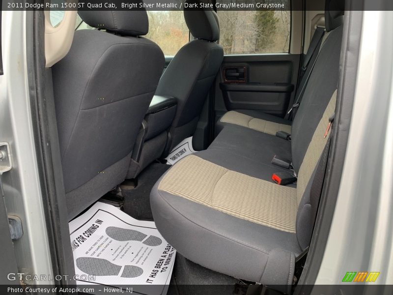 Bright Silver Metallic / Dark Slate Gray/Medium Graystone 2011 Dodge Ram 1500 ST Quad Cab