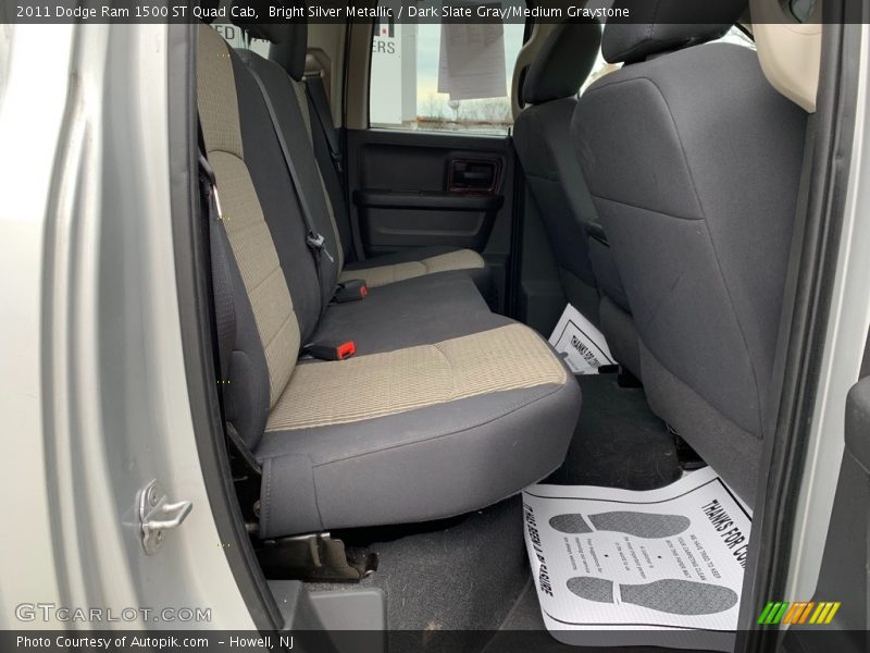 Bright Silver Metallic / Dark Slate Gray/Medium Graystone 2011 Dodge Ram 1500 ST Quad Cab