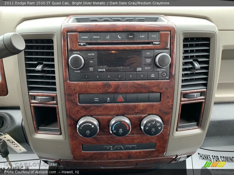 Bright Silver Metallic / Dark Slate Gray/Medium Graystone 2011 Dodge Ram 1500 ST Quad Cab