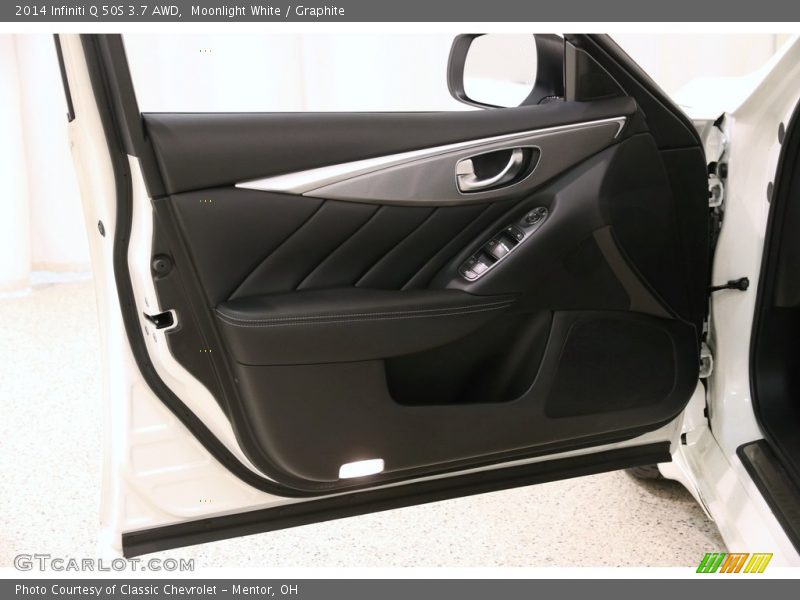 Moonlight White / Graphite 2014 Infiniti Q 50S 3.7 AWD