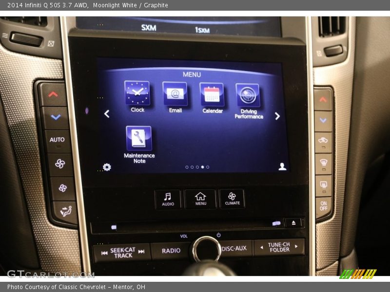 Moonlight White / Graphite 2014 Infiniti Q 50S 3.7 AWD