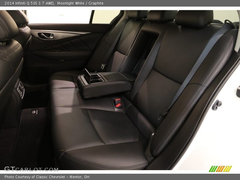 Moonlight White / Graphite 2014 Infiniti Q 50S 3.7 AWD