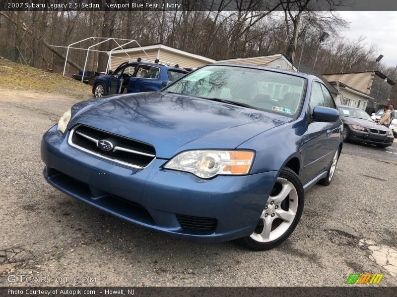 Newport Blue Pearl / Ivory 2007 Subaru Legacy 2.5i Sedan