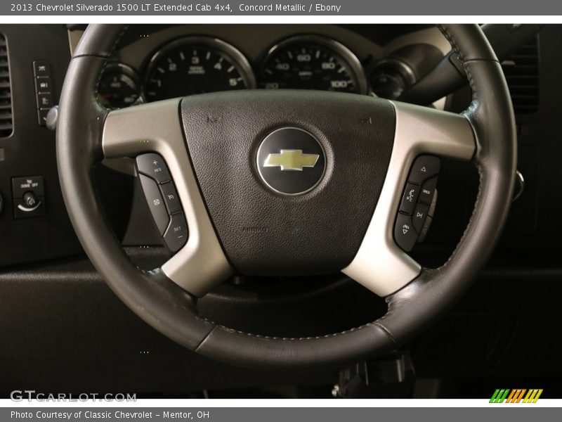 Concord Metallic / Ebony 2013 Chevrolet Silverado 1500 LT Extended Cab 4x4